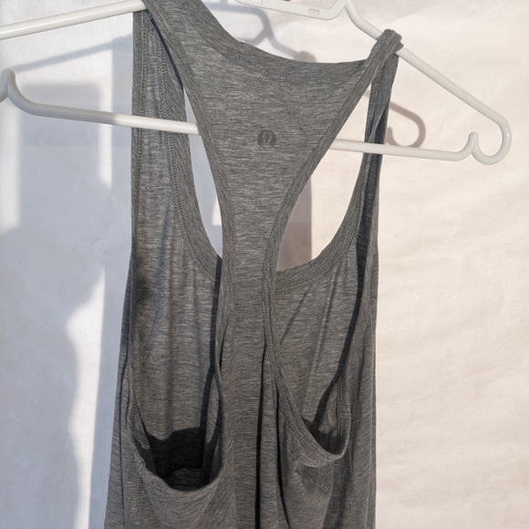 ⚡3 for $45⚡ NWOT Lululemon grey tank - Picture 2 of 3